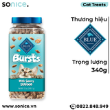  Treats mèo BLUE Bursts Savory Seafood 340g - bánh thưởng mèo vị hải sản SONICE. 