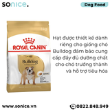  Thức ăn chó Royal Canin Bulldog Adult 3kg SONICE. 