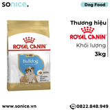  Thức ăn Chó Royal Canin Bulldog Puppy 3kg SONICE. 