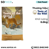  Thức ăn mèo Taste Of The Wild Canyon River 6.6kg - Trout & Smoked Salmon, Cá Hồi Vân & Cá Hồi Xông Khói - mèo mọi lứa tuổi, nhập USA SONICE. 