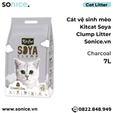  Cát vệ sinh mèo KitCat Soya Clump Litter 7L - Làm từ đậu nành tofu SONICE. 