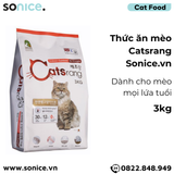  Thức ăn mèo Catsrang 3kg - nhập Hàn Quốc SONICE. 