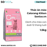  Thức ăn mèo Catsrang Kitten - 1.5kg SONICE. 