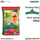  Thức ăn chó CP Classic Pets 20kg - Thái Lan SONICE. 