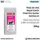  Thức ăn chó Royal Canin CLUB PRO PUPPY - 20kg SONICE. 