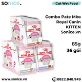  Combo Pate mèo Royal Canin Kitten Jelly, Gravy, Loaf - 36 gói SONICE. 