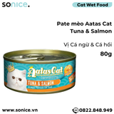  Combo Pate mèo Aatas Cat 80g - 48 lon SONICE. 