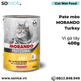  Combo Pate mèo Morando 400g - 12 lon SONICE. 