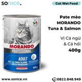  Combo Pate mèo Morando 400g - 12 lon SONICE. 