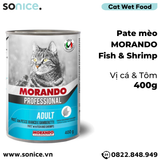  Combo Pate mèo Morando 400g - 24 lon SONICE. 