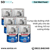  Combo Pate mèo Morando vị Cá Ngừ & Cá Hồi 400g - 6 lon SONICE. 