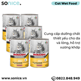  Combo Pate mèo Morando vị Gà tây 400g - 6 lon SONICE. 