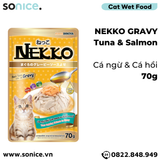  Combo Pate mèo NEKKO Gravy - 48 gói SONICE. 