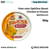  Combo Pate mèo OptiOne Boost mix 160g - 24 lon SONICE. 