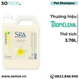  Dầu xả Spa Nourish Conditioner 3.78L - Hương hoa sứ, cung cấp vitamin dưỡng lông SONICE. 