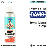  Tắm khô DAVIS Fur Kids Freshener Dry Shampoo 141.7g - Diệt khuẩn và khử mùi cơ thể, dành cho chó mèo mọi lứa tuổi SONICE. 