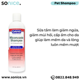  Sữa tắm DAVIS Miconazole with 2% Miconazole Nitrate Shampoo 355ml - Hỗ trợ giảm ngứa và mùi hôi, giữ ẩm da SONICE. 