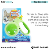  Dây dắt tự động DoggyMan Doggy Walker size M - 20kg | 5m - Xanh lá SONICE. 