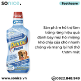  Dung dịch DENTAL FRESH Advanced Whitening làm trắng răng ngừa hôi miệng tức thì - 237ml SONICE. 