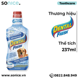  Dung dịch DENTAL FRESH Advanced Whitening làm trắng răng ngừa hôi miệng tức thì - 237ml SONICE. 