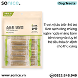  Treats Petsmix Soft Dental Gum Chlorella 270g - 30 cây vị Tảo biển, sạch răng thơm miệng SONICE. 