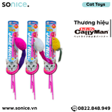  Đồ chơi cần câu chuột lông thỏ đuôi dài CattyMan Toys - SONICE. 