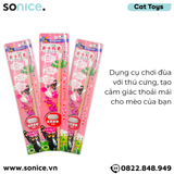  Đồ chơi cần câu mèo kén tằm hình thỏ CattyMan Toys - SONICE. 