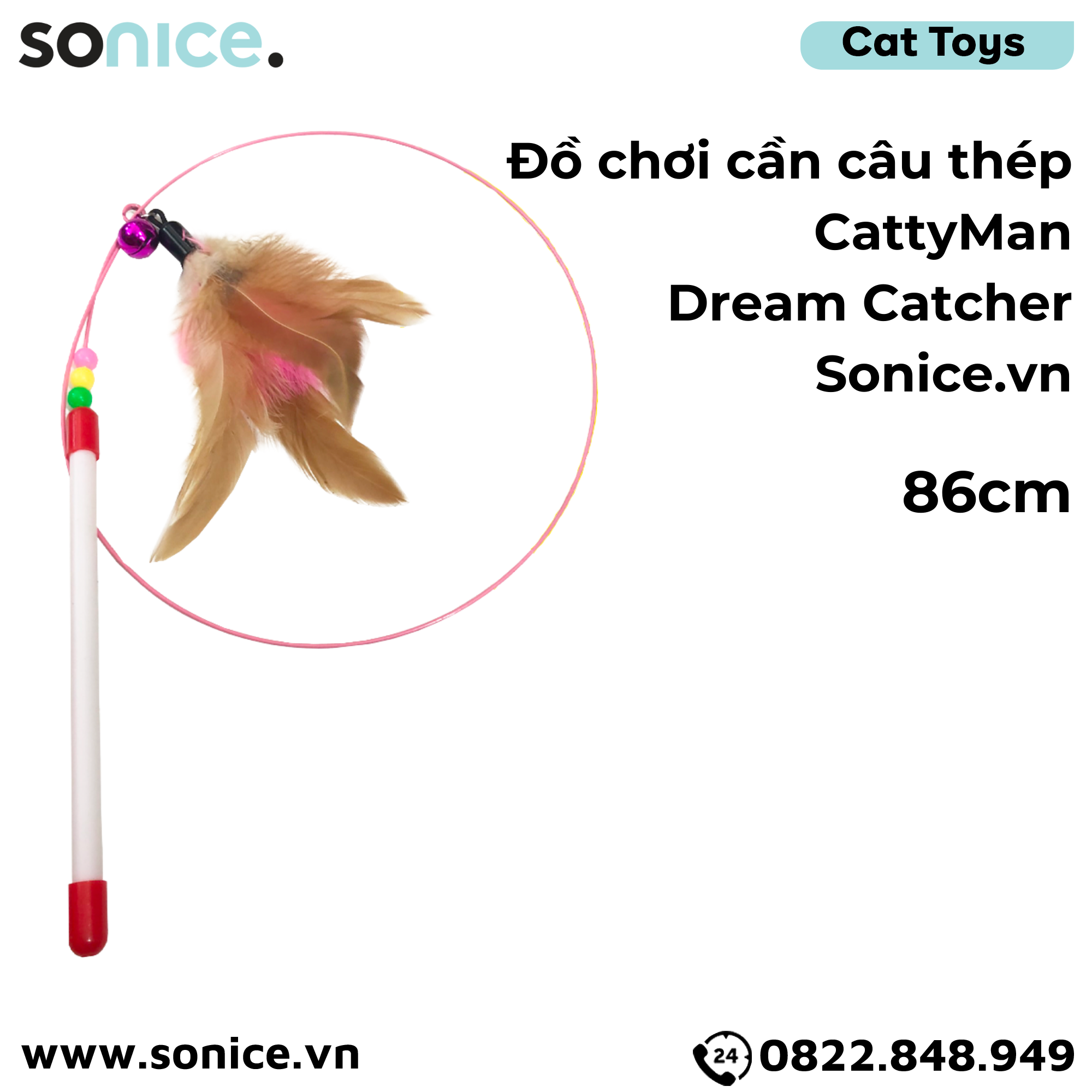  Đồ chơi cần câu thép Cattyman Dream Catcher Toys size 86cm - SONICE. 