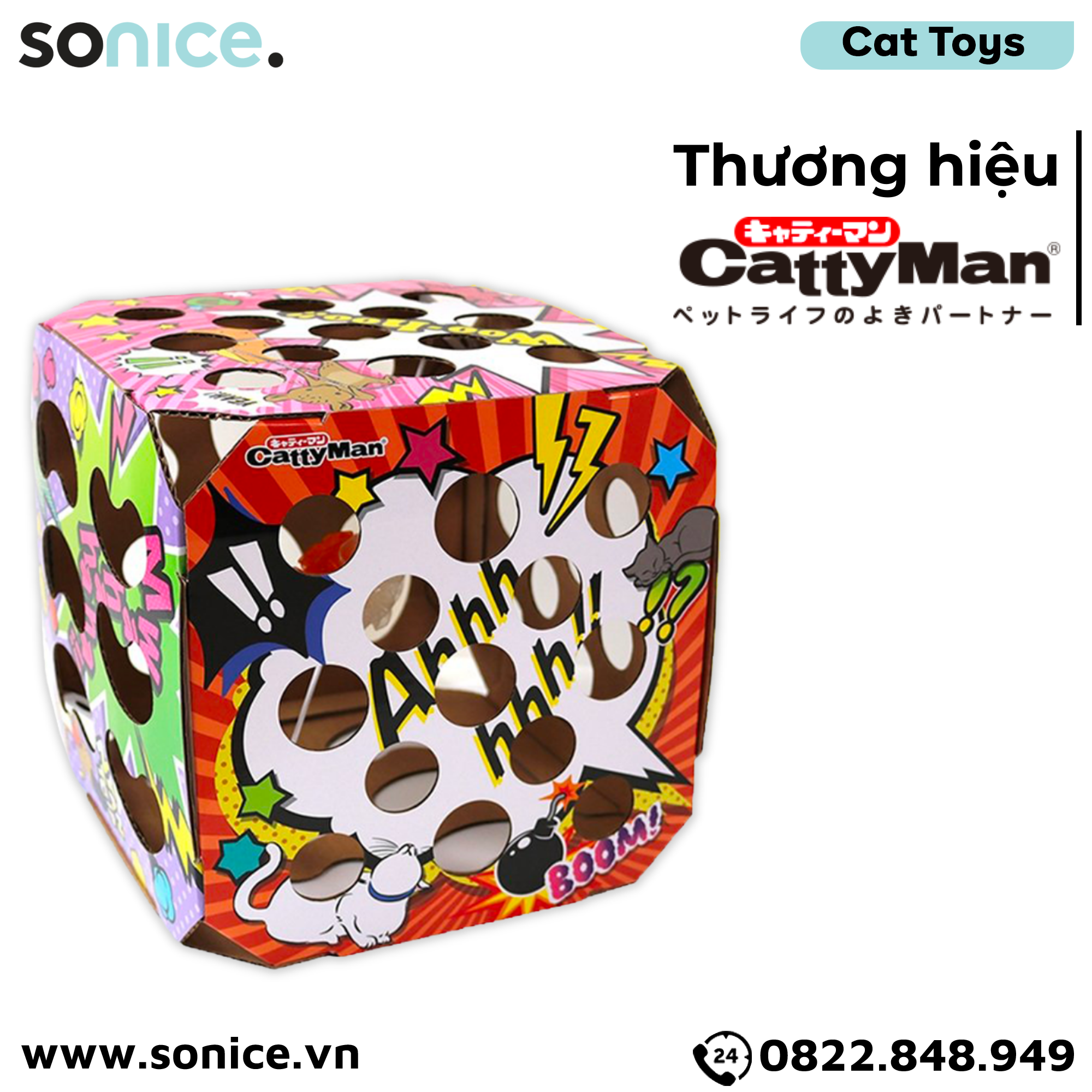  Đồ chơi hộp xí ngầu Dice Box CattyMan Toys - SONICE. 