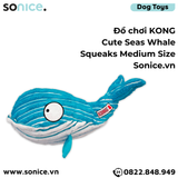  Đồ chơi Kong Cute Seas Whale Squeaks Toys Medium Size 20x10cm - SONICE. 