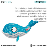  Đồ chơi Kong Cute Seas Whale Squeaks Toys Medium Size 20x10cm - SONICE. 