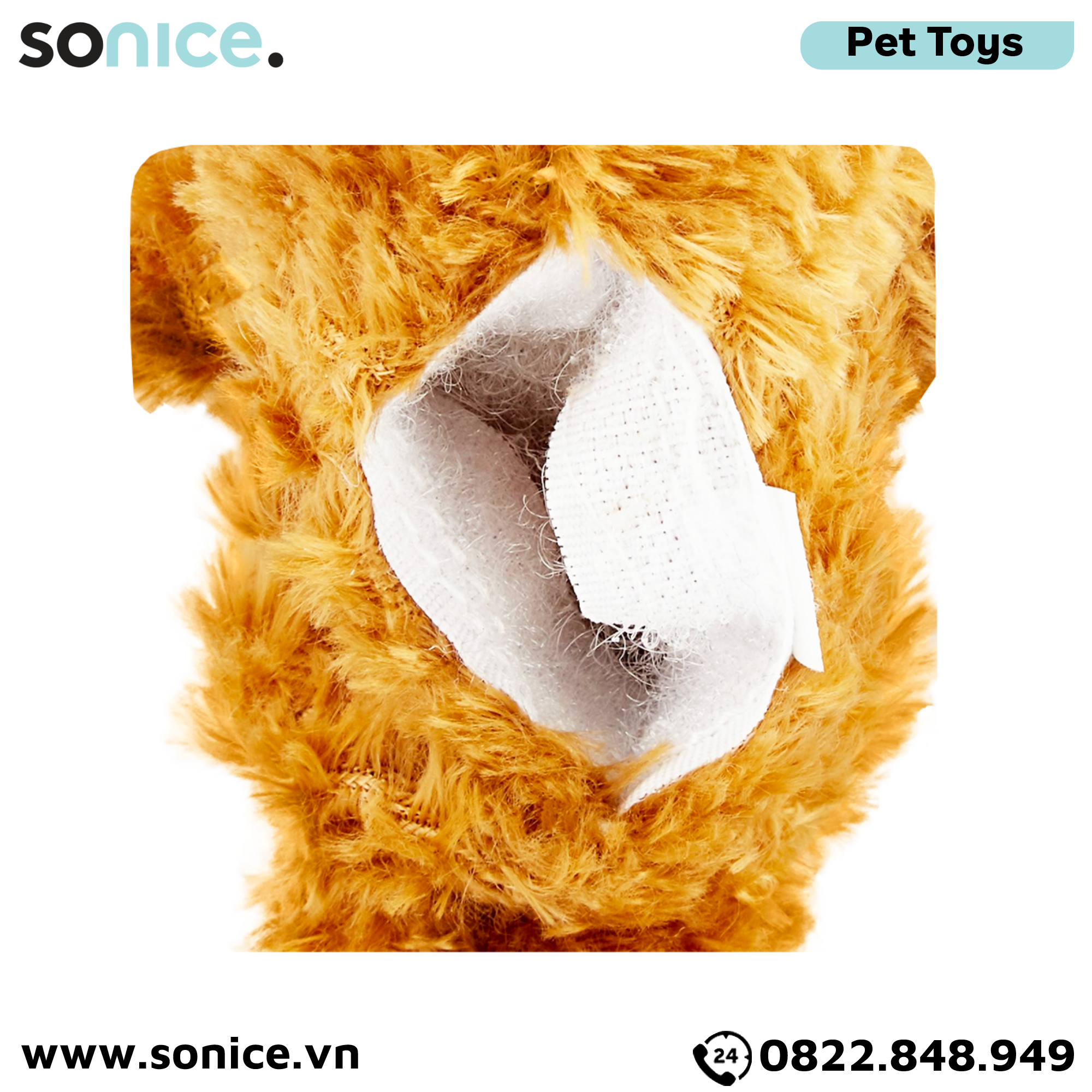  Đồ chơi KONG Dr.Noyz Teddy Bear Squeaks X-Small Size - Gấu Teddy kêu tít tít SONICE. 