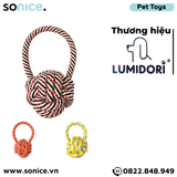  Đồ chơi Lumidori Ball 1 Knot Rope Toys - Banh một tai SONICE. 