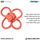  Đồ chơi Lumidori Ball 4 Knot Rope Toys - Banh bốn tai SONICE. 