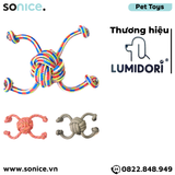  Đồ chơi Lumidori Ball Cottonblend 4 Knot Rope Toys - Banh bốn râu SONICE. 