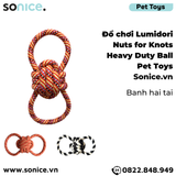  Đồ chơi Lumidori Nuts for Knots Heavy Duty Ball Toys - Banh hai tai SONICE. 