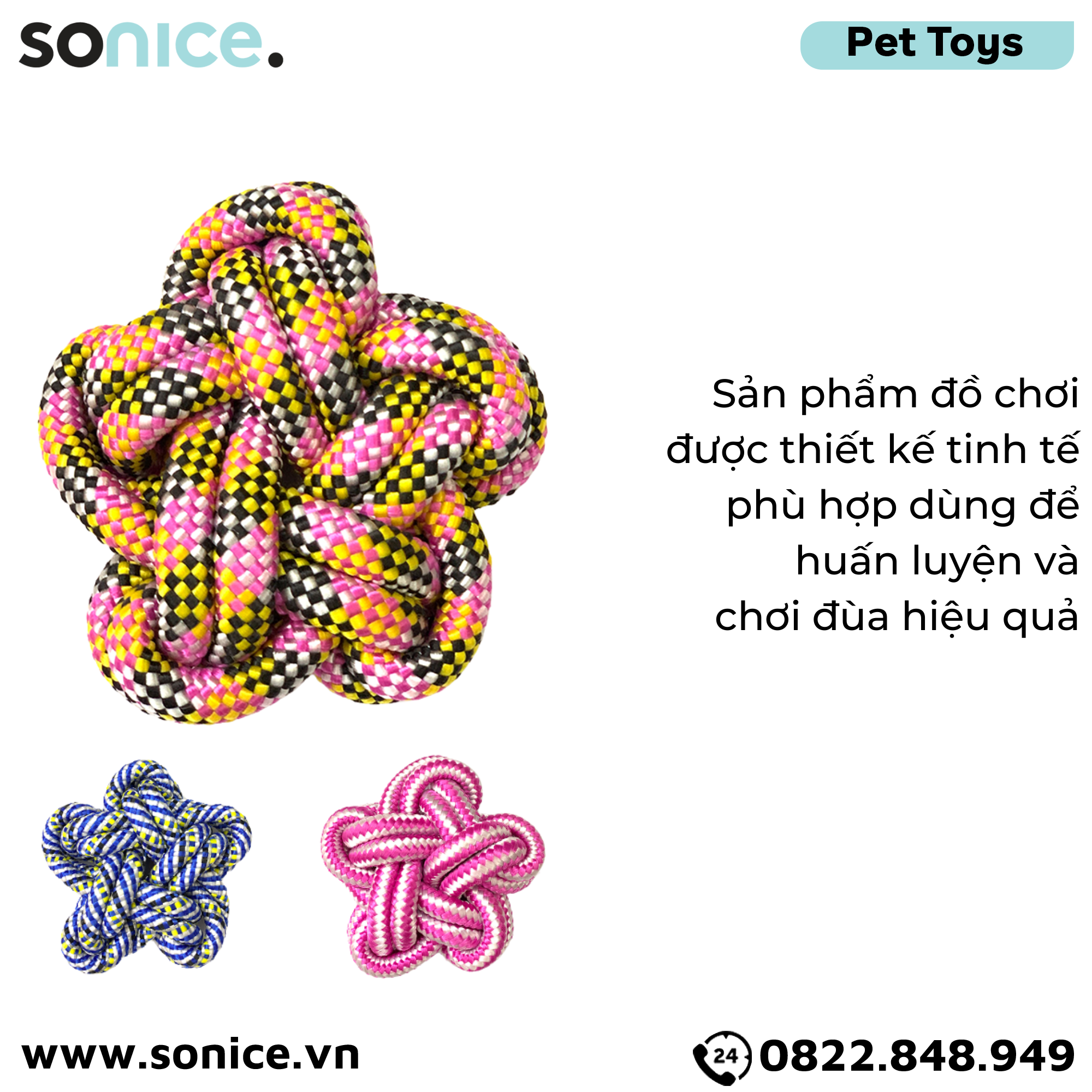  Đồ chơi Lumidori Star Knot Rope Toys - Dây rút ngôi sao SONICE. 