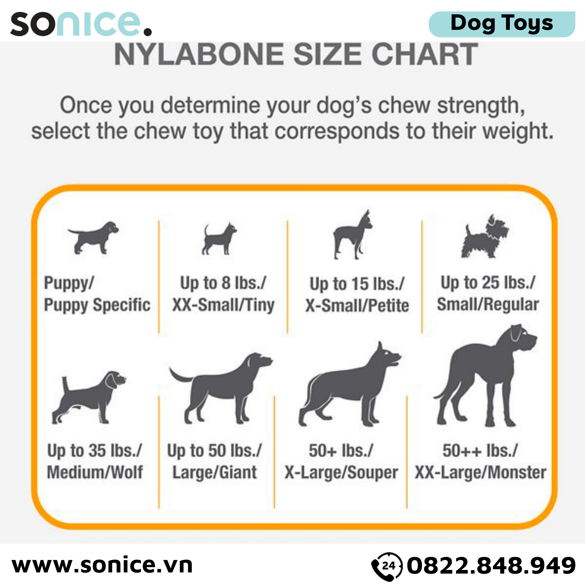  Đồ chơi Nylabone Power Chew Original Flavor Toys Small Size - Vị nguyên bản, cho chó < 11kg SONICE. 