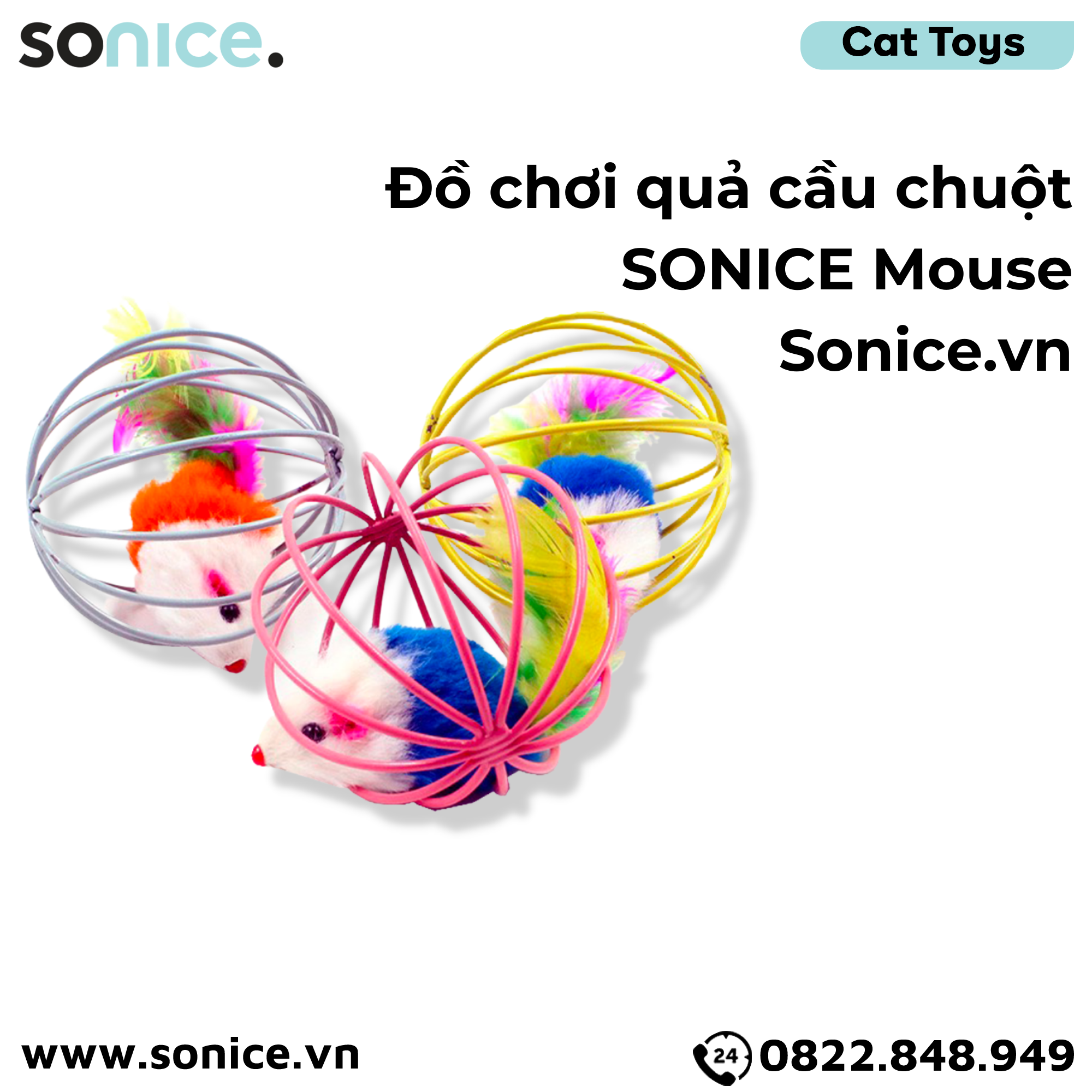  Đồ chơi quả cầu chuột SONICE Mouse Toys - SONICE. 