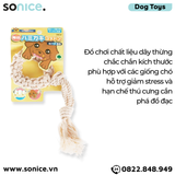  Đồ chơi DoggyMan Cotton Knot Rope Toys size SS - Vòng gặm dây thừng SONICE. 