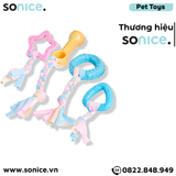  Đồ chơi xương gặm SONICE Star Colour Toys - Kèm dây vải, hỗ trợ giảm stress SONICE. 