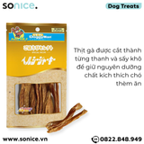  Treats thanh gà sấy DoggyMan 70g - thịt gà thanh SONICE. 