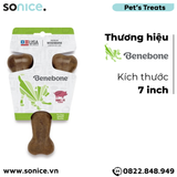  Xương gặm BENEBONE Wishbone Chew Bacon Medium Size cho chó >20kg - vị thịt xông khói SONICE. 