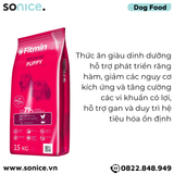  Thức ăn chó FITMIN Medium Puppy 15kg - chó con giống vừa SONICE. 