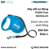  Dây dắt tự động FLEXI Fun L - Dây dẹp 5m, < 50kg SONICE. 