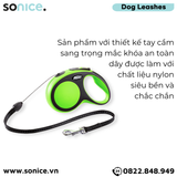  Dây dắt tự động FLEXI New Comfort M - Dây tròn 5m, < 20kg SONICE. 