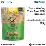  Treats GimDog Train Treat Wild 125g - Hỗ trợ huấn luyện SONICE. 