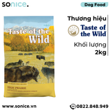  Thức ăn chó Taste Of The Wild High Prairie 2kg - Bison & Roasted Venison, Bò Rừng Nướng & Nai Nướng, mọi lứa tuổi - nhập USA SONICE. 