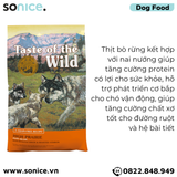  Thức ăn chó Taste Of The Wild High Prairie PUPPY 2kg - Bison & Roasted Venison, Bò Rừng Nướng & Nai Nướng, chuyên chó con - nhập USA SONICE. 