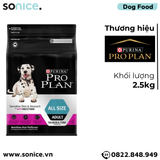  Thức ăn chó Purina PRO PLAN Sensitive Skin & Stomach Salmon, Tuna 2.5kg - Hỗ trợ tiêu hoá kém, mọi giống chó SONICE. 